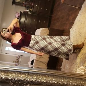 Cozy Fall plaid skirt 6